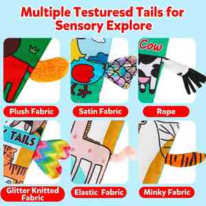 Livres sensoriels pour bébés de 0 à 6 mois, jouet pour nourrissons avec tissus non toxiques, jouets en tissu doux pour le temps sur le ventre, jouets pour bébés de 3-4-5-7-8-9 6-12 mois - Product Image 3