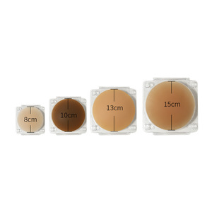 Cubrepezones <span class=keywords><strong>de</strong></span> <span class=keywords><strong>silicona</strong></span> autoadhesivos redondos <span class=keywords><strong>de</strong></span> 8CM/10CM/13CM, estilo pétalo para escote - Product Image 2