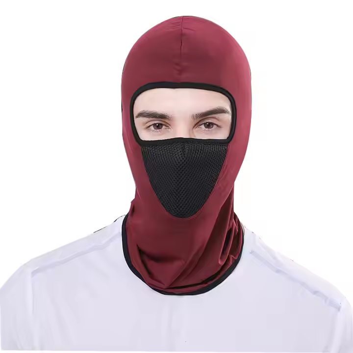 3 Cagoules Multifonctions 2 Trous - Masque Ski/moto - Polyester Léger Et Respirant - Protection UV