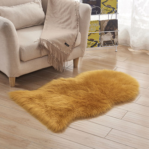 En gros Personnalisé Marron Shaggy Tapis <span class=keywords><strong>de</strong></span> <span class=keywords><strong>Chaise</strong></span> <span class=keywords><strong>de</strong></span> <span class=keywords><strong>Bureau</strong></span> pour La Peau Lavable En Machine En <span class=keywords><strong>Fausse</strong></span> <span class=keywords><strong>Fourrure</strong></span> Tapis - Product Image 4
