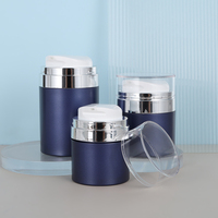 OEM/ODM Flacon/Pot Cylindrique en Acrylique avec Pompe Airless 30ml 50ml 100ml pour Sérum Soin de la Peau, Crème Visage, Lotion, Protection Solaire