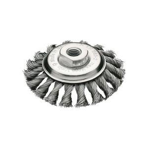 Lessmann แปรงรูปกรวย DM ลวดด้าย115มม. ความหนา0.5มม. เหล็ก12มม. 15000นาที-¹ - Product Image 1