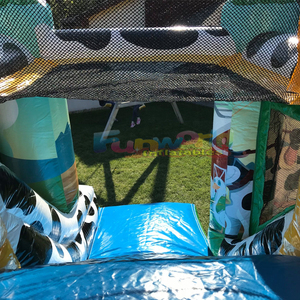 Castillo inflable con tobogán, combo de brincolín inflable con forma de dragón, casa de brinco comercial. - Product Image 4