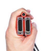 Cable de prueba principal OBD2 de 16 pines ICarsoft X400 X300, cable adaptador de escáner de diagnóstico OBDII J1962 de repuesto