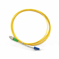 FTTH modo único dúplex Simplex 2,0mm G652D PVC/LSZH ST FC UPC Cable de conexión de fibra óptica