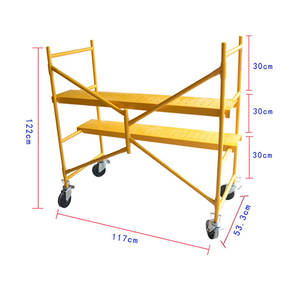 Usine professionnelle pliable en aluminium <span class=keywords><strong>Metaltech</strong></span> support échafaudage échafaudage - Product Image 2