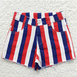 กางเกงยีนส์ขาสั้นสำหรับเด็กผู้หญิงวันที่ 4 กรกฎาคม - Product Image 3