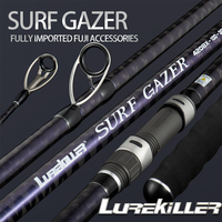 Canne à pêche Surf Casting Lurekiller Surf Gazer Quick Surf 4.25m 3 sections en carbone rigide Fuji Part X Sinker Jig