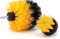 Kit de 5 brosses de nettoyage pour perceuse, pour usage domestique, nettoyage de roues de voiture, brosses de récurage pour perceuse, kit de brosses de nettoyage puissantes pour tapis