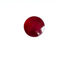Rubis naturel taille ovale, traité par cirage/huile, qualité AAA, lustre parfait, 12 mm, 21,50 carats, rouge, pour la fabrication de bijoux, certifié par un tiers