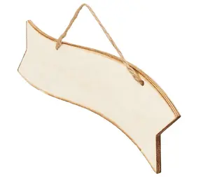 ウッドサインバスウッド長方形または工芸品燃焼彫刻用の不規則な形状のプラーク木製合板スライス