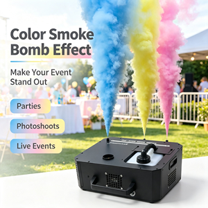 Machine à fumée DMX 512 télécommandée pour révélation du sexe, avec effets de fumée, feux d'artifice, bombes colorées, fusées colorées de jour et gâteaux de fumée colorés - Product Image 2