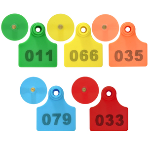 แท็กหูปศุสัตว์สำหรับแพะ, แกะ, หมู, แท็กปศุสัตว์หมายเลขสำหรับสุนัข, สัตว์, กวาง, ฟาร์ม, ม้า, วัว, แท็ก ID - Product Image 1