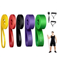 Banda de Resistencia para Fitness, Cuerda de Entrenamiento de Fuerza para Hombre, Bucle Grueso, Entrenador de Dominadas para el Hogar, Yoga, Elastómero Termoplástico