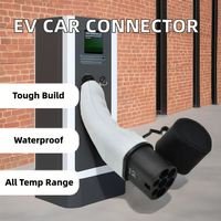 Conector de coche IEC 62196 EV 16A/32A enchufes eléctricos USB Tipo 2 macho/hembra alta estabilidad mecánica longitud personalizada cobre Din