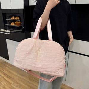 Simple Plain Color Travel Bags Lightweight Luggage Bags Custom Logo Outdoor Fitness <b>Storage</b> Bag - Product Image 5