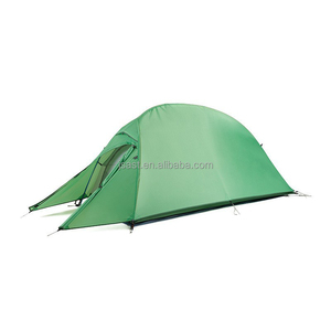 Tente de camping pour 1 à 2 personnes, randonnée naturelle, extérieur pour jeune homme, <span class=keywords><strong>toile</strong></span> gonflable, <span class=keywords><strong>moustiquaire</strong></span> 4 saisons - Product Image 4