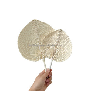 Décorations murales de style bohème, éventail en bambou tissé à la main |   Ornement suspendu double usage durable et ventilateur pratique - Product Image 5