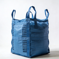 Sac Jumbo en PP de 1 tonne pour premiers travaux de construction, sacs plastiques de 500 kg, 1000 kg, 1200 kg pour gravier, sac jumbo respirant
