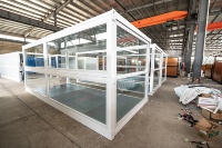 Maison conteneur pliable sur mesure de 20 pieds, maison modulaire préfabriquée pour location résidentielle, certifiée CE, montage rapide vidéo