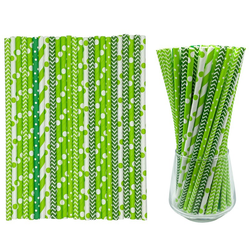 Recycled Paper Material Straws Biodegradable Individually Wrapped Disposable Kraft Paper Straws for Drinking