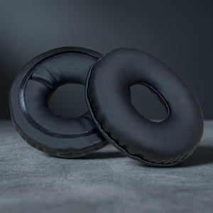 Coussinets d'oreille en cuir protéiné froissé pour casque Panasonic RP-DJ1200, coussinets de remplacement, réduction du bruit - Product Image 5