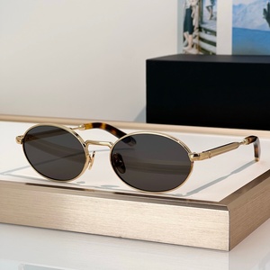 MAYB THE BOULEVARD I 54-19-140 Gafas de sol de alta calidad para hombre <span class=keywords><strong>y</strong></span> mujer, gafas de sol de diseñador, estilo clásico punk, de lujo, de titanio, con protección UV400 - Product Image 3