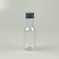 Bouteilles miniatures en plastique personnalisées de 50 ml, 120 ml, 150 ml, 175 ml pour alcool, whisky, vin, liqueur, shot, rhum, bouteille de qualité alimentaire pour jus, lait