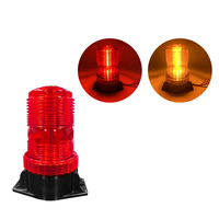 Nouvelle balise LED (CE ROHS UKCA ECE) 12W DC12-24V pour véhicules lourds, avec modes clignotant/rotatif en option, type à fixation par vis