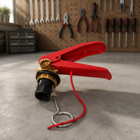 Ensemble de valve universel pour extincteur à poudre sèche, raccord de remplacement pour lutte contre l'incendie, tête de valve d'extincteur