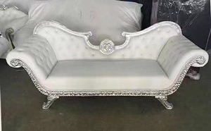 Divano in Pelle Bianco di Lusso per Decorazioni Matrimoniali, Set di Divani per <span class=keywords><strong>Hotel</strong></span> e Matrimoni - Product Image 6