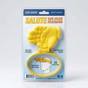 Visera de Mano Novedosa, Divertida Gorra con Protección Solar en Forma de Palma para Fiestas en la Playa y Festivales, Sombrero de Disfraz de Verano Ajustable Unisex - Product Image 4
