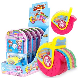 Trái Cây hương vị nước trái cây CuộN kết cấu cứng đóng gói trong túi kẹo dẻo đầy màu sắc Đường Băng đo trẻ em đồ ăn nhẹ - Product Image 2