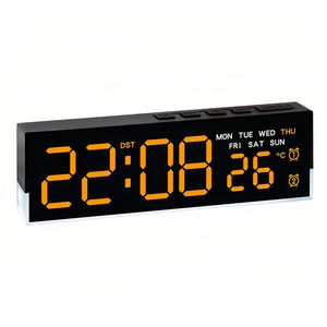 LED Bedside Lamp Clock with Gentle Ambient <b>Light</b> Temperature Display Fahrenheit Celsius <b>Switch</b> Night <b>Light</b> - Product Image 2