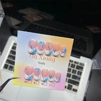 Uñas postizas DAXIANG al por mayor para mujer, estilo almendra, ataúd, cuadradas, de fabricante, a presión