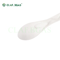 Modern design, wegwerpbaar, milieuvriendelijk, 100% biologisch afbreekbaar bestek van suikerrietbagasse (mes, vork, lepel), voedselveilig voor kamperen