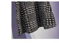 Robes décontractées élégantes pour femmes ALIKE, style A, nouvelle mode printemps, ensemble jupe et manteau à carreaux, ODM, grande taille, deux pièces, naturel
