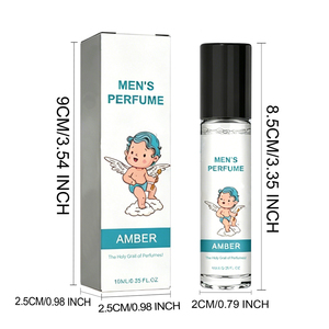 Perfume en Roll-on para <span class=keywords><strong>Hombre</strong></span>, Premium, Encantador, de Larga Duración, que Aumenta la Confianza, para Citas, con Aroma a Ámbar - Product Image 3