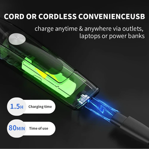 Máquina de Afeitar Profesional 6 en 1 para Hombre, Cortadora de Pelo, Recortadora de Barba y Nariz con Cuchillas de Cerámica, Batería de 2000 mAh - Product Image 3