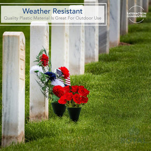 Jarrón cónico de PP <span class=keywords><strong>para</strong></span> exteriores, tumba, césped, jardín, jarrones, conos, soporte de flores, decoraciones <span class=keywords><strong>para</strong></span> cementerio - Product Image 6