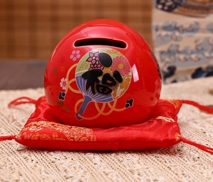 8*8*7,5 cm 3 pulgadas estatuilla japonesa regalo Lucky Piggy Bank Maneki Neko cerámica Bodhidharma Fortune <span class=keywords><strong>Daruma</strong></span> - Product Image 2
