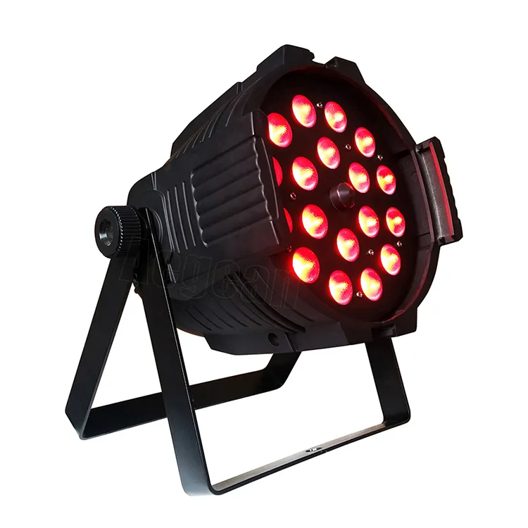 Preço de fábrica 18X15W Zoom Rgbwa 5In1 Dmx512 Led Par Pode Luzes Para O Evento Do Clube Noturno