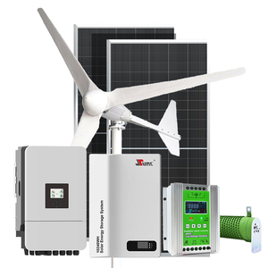 ระบบผลิตพลังงานลมแบบแกนนอนไฮบริดพลังงานลมและพลังงานแสงอาทิตย์ สามเฟส 380V 10KW - Product Image 1
