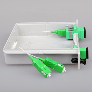 Splitter PLC a Cassetta Tipo 1X2 Plug-in, Splitter Ottico 1*<span class=keywords><strong>2</strong></span> Vie Monomodale G657A1, Accoppiatore APC Card UPCT FTTH per Fibra Ottica - Product Image 6