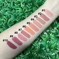 Personnalisez votre logo rouge à lèvres liquide mat nude hautement pigmenté imperméable à l'eau de marque privée