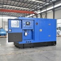 Générateur diesel silencieux 80 kVA triphasé 50/60 Hz insonorisé avec démarrage automatique et à distance, groupe électrogène à châssis ouvert 60 kW pour centre de données