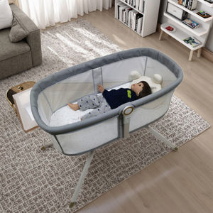 <span class=keywords><strong>Culla</strong></span> Portatile Pieghevole per Neonati, Lettino Compatto con Funzione Dondolo per Uso Alberghiero, Facile da Trasformare in <span class=keywords><strong>Culla</strong></span> Oscillante - Product Image 6