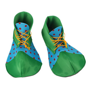 Scarpe <span class=keywords><strong>da</strong></span> Clown in poliestere per adulti in vendita <span class=keywords><strong>accessori</strong></span> per Costume <span class=keywords><strong>da</strong></span> Clown - Product Image 5
