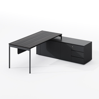 Table en bois en forme de L de bureau de direction Mfc de luxe moderne de qualité supérieure pour PDG/gestionnaire pour mobilier de bureau
