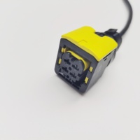Anpassbarer 4-Pin Kupferkontakt ABS/Nylon Nitrox Sauerstoffsensor-Stecker Männlich/Weiblich Automotive IP68 Kabelbaum-Steckverbinder Buchse